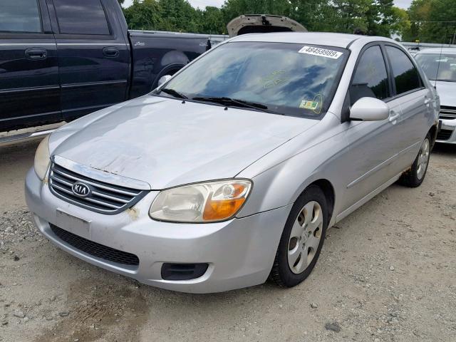 KNAFE122X85491253 - 2008 KIA SPECTRA EX SILVER photo 2