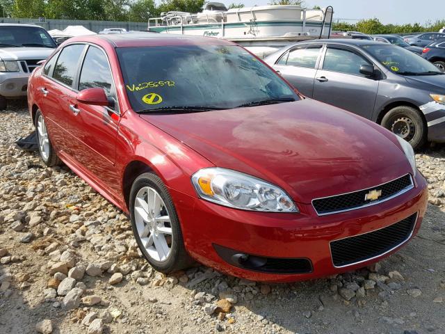 2G1WC5E31D1256572 - 2013 CHEVROLET IMPALA LTZ RED photo 1