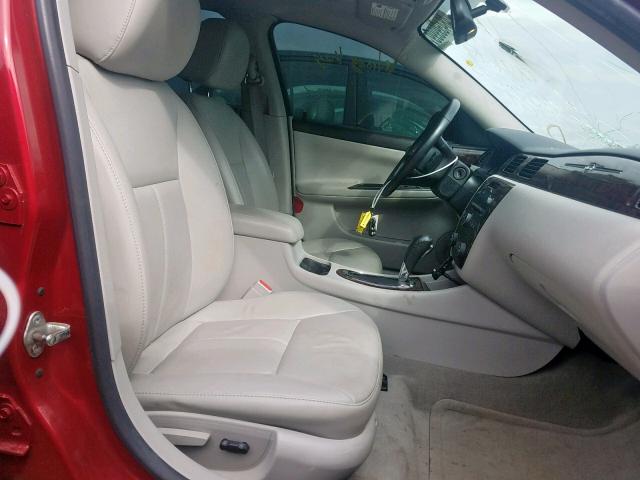 2G1WC5E31D1256572 - 2013 CHEVROLET IMPALA LTZ RED photo 5