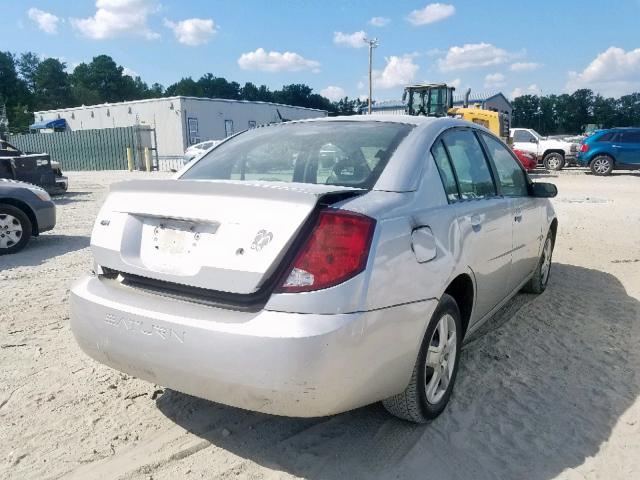 1G8AJ58F06Z190825 - 2006 SATURN ION LEVEL SILVER photo 4