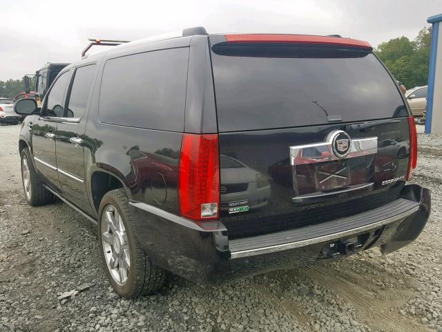 1GYUKJEF6AR279539 - 2010 CADILLAC ESCALADE E BLACK photo 3