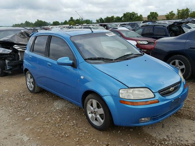 KL1TD66647B770319 - 2007 CHEVROLET AVEO BASE Көк фото 1