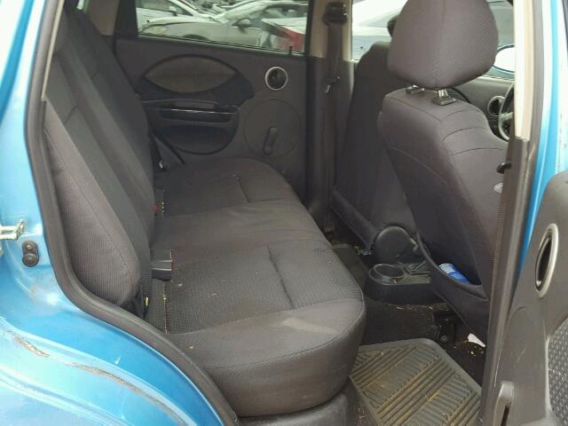 KL1TD66647B770319 - 2007 CHEVROLET AVEO BASE Көк фото 6