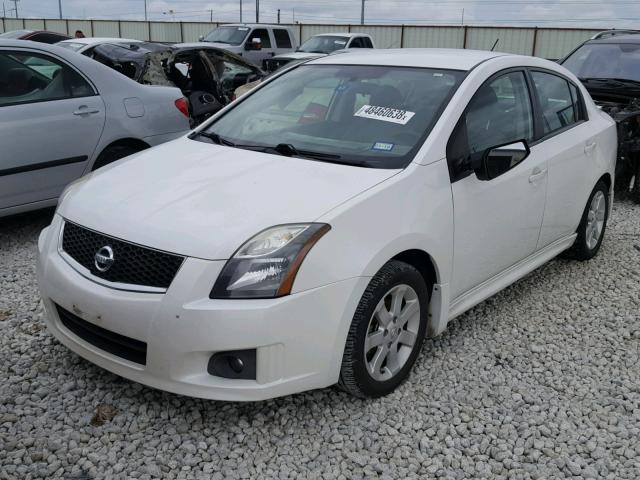 3N1AB6AP5BL619960 - 2011 NISSAN SENTRA 2.0 WHITE photo 2