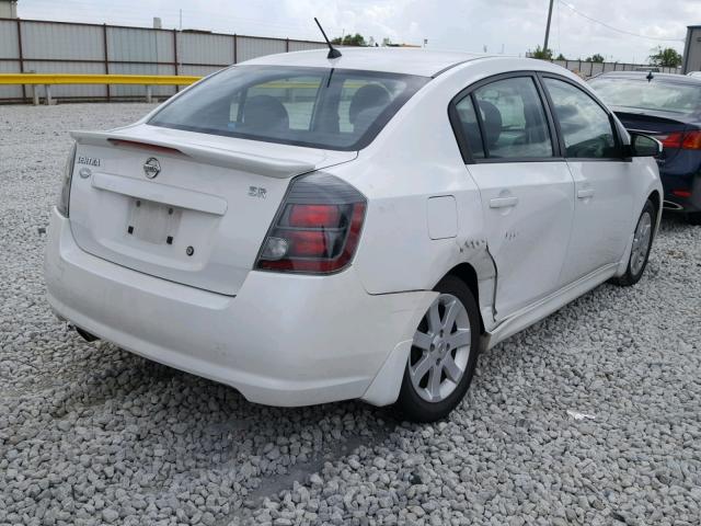 3N1AB6AP5BL619960 - 2011 NISSAN SENTRA 2.0 WHITE photo 4