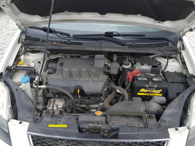 3N1AB6AP5BL619960 - 2011 NISSAN SENTRA 2.0 WHITE photo 7