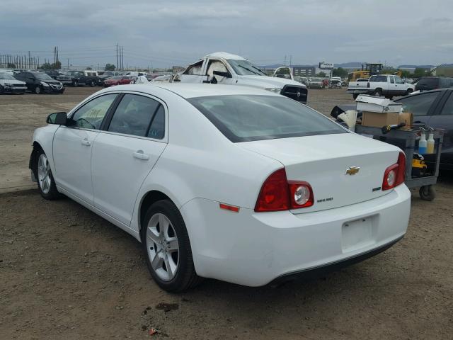 1G1ZA5EU9BF340043 - 2011 CHEVROLET MALIBU LS თეთრი ფოტო 3
