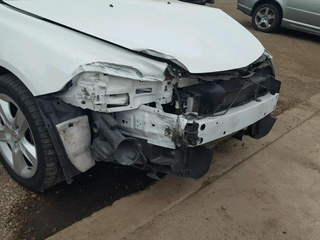 1G1ZA5EU9BF340043 - 2011 CHEVROLET MALIBU LS თეთრი ფოტო 9