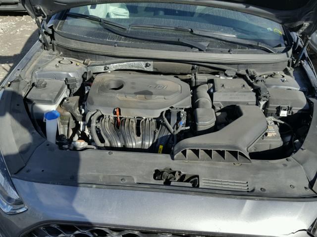 5NPE34AF6JH630312 - 2018 HYUNDAI SONATA SPO GRAY photo 7