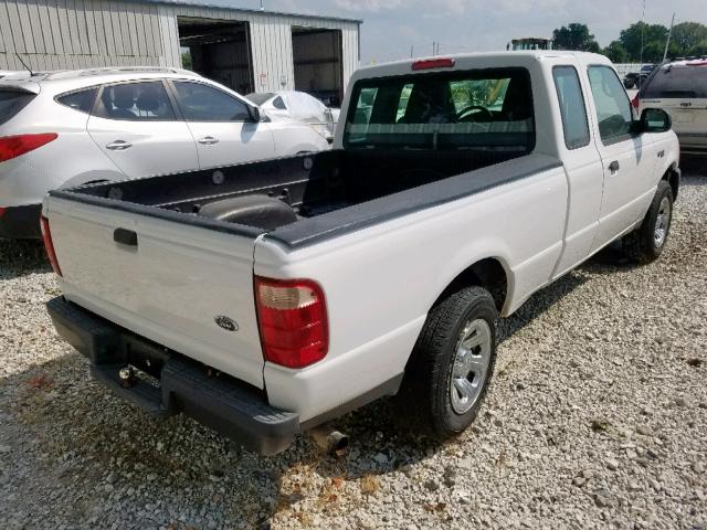 1FTYR14U64PA42925 - 2004 FORD RANGER SUP WHITE photo 4