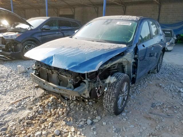 JM3KFABM1J1397766 - 2018 MAZDA CX-5 SPORT BLUE photo 2