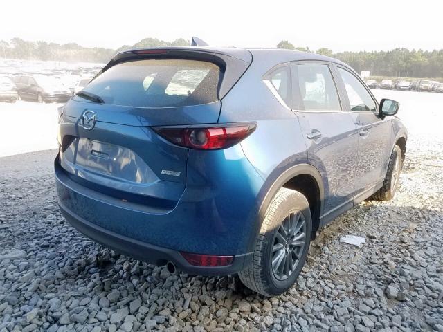 JM3KFABM1J1397766 - 2018 MAZDA CX-5 SPORT BLUE photo 4