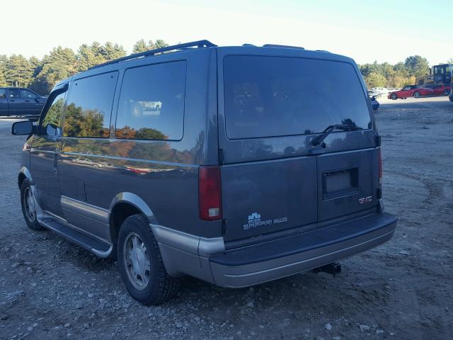 1GKEL19X65B504278 - 2005 GMC SAFARI XT GRAY photo 3