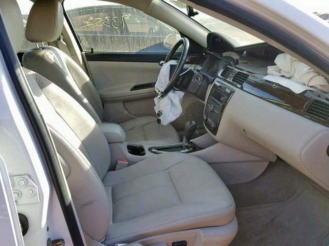 2G1WC5E38C1208792 - 2012 CHEVROLET IMPALA LTZ WHITE photo 5