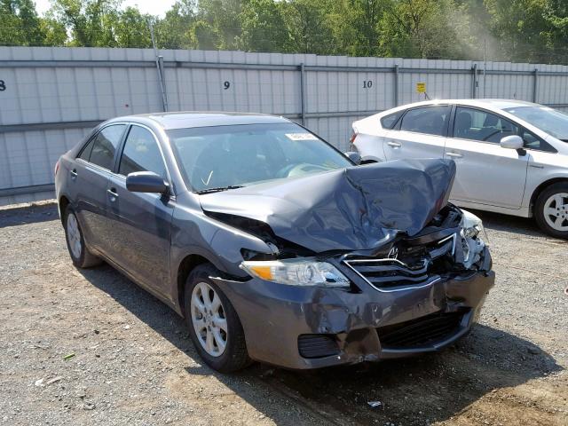 4T1BF3EK0BU758852 - 2011 TOYOTA CAMRY BASE GRAY photo 1