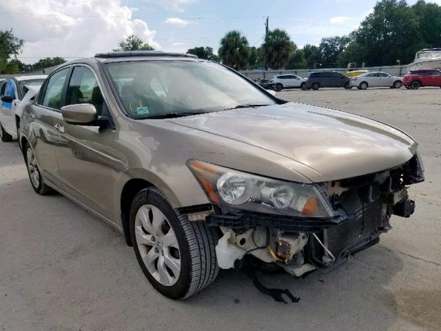 1HGCP26839A199135 - 2009 HONDA ACCORD EXL BEIGE photo 1