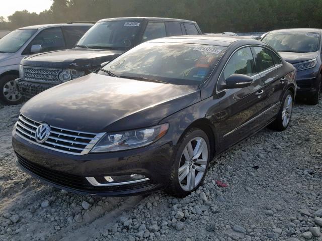 WVWRP7AN8DE540775 - 2013 VOLKSWAGEN CC LUXURY BLACK photo 2