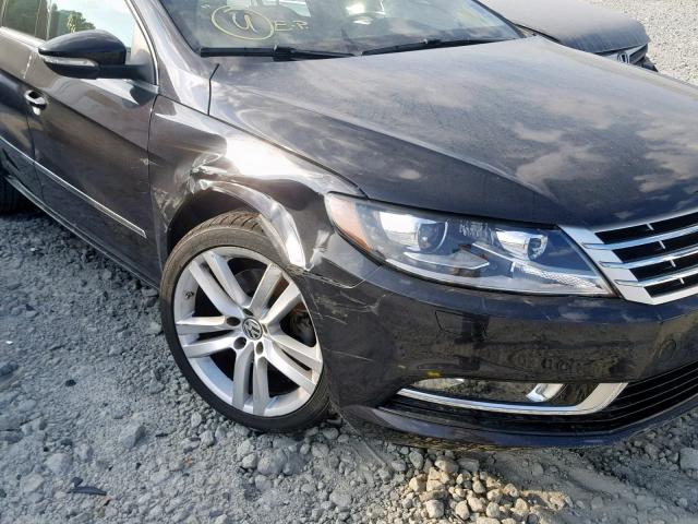 WVWRP7AN8DE540775 - 2013 VOLKSWAGEN CC LUXURY BLACK photo 9