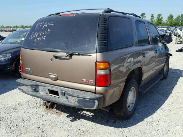 1GKEC13VX3R183003 - 2003 GMC YUKON TAN photo 4