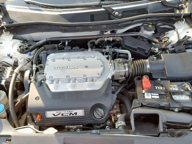 1HGCP3F85AA022841 - 2010 HONDA ACCORD EXL WHITE photo 7