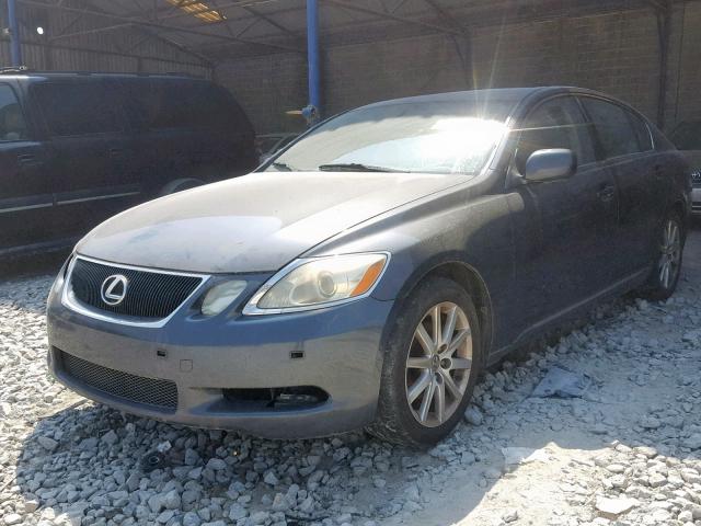 JTHBH96S965035631 - 2006 LEXUS GS 300 GRAY photo 2