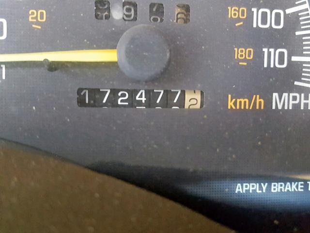 1G2WR5218XF296772 - 1999 PONTIAC GRAND PRIX BLACK photo 8