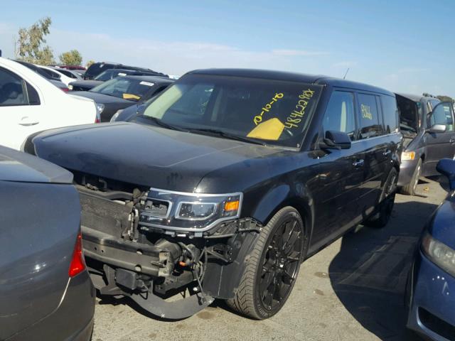 2FMHK6DT5DBD16997 - 2013 FORD FLEX LIMIT BLACK photo 2