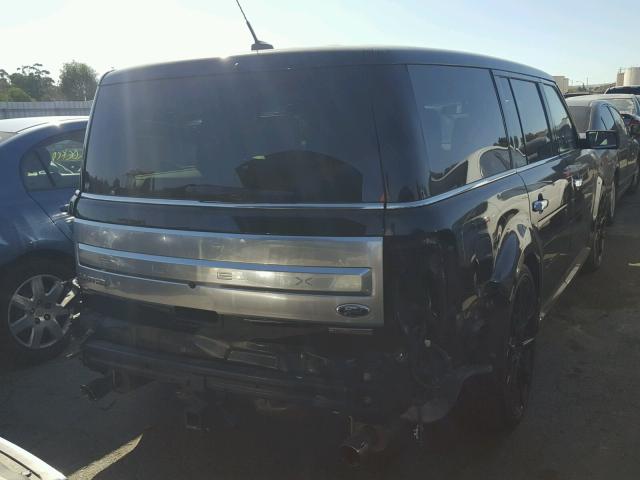 2FMHK6DT5DBD16997 - 2013 FORD FLEX LIMIT BLACK photo 4