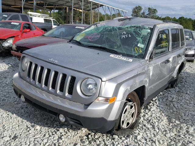 1C4NJPBA7GD628920 - 2016 JEEP PATRIOT SP SILVER photo 2