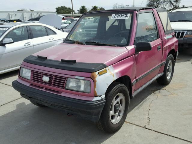 2CNBE18U2R6925760 - 1994 GEO TRACKER PINK photo 2