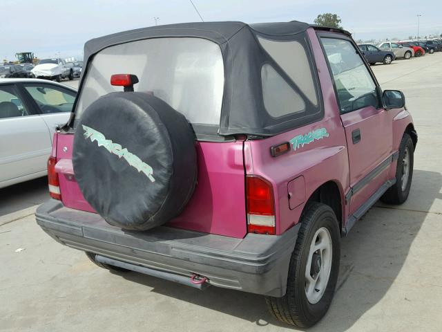 2CNBE18U2R6925760 - 1994 GEO TRACKER PINK photo 4