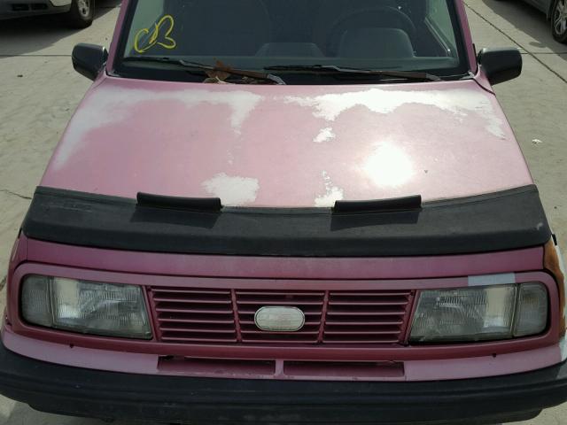 2CNBE18U2R6925760 - 1994 GEO TRACKER PINK photo 7