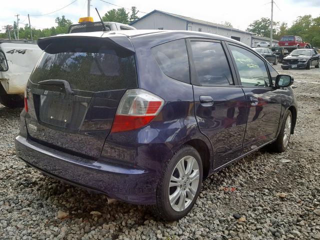 JHMGE88469S043747 - 2009 HONDA FIT SPORT PURPLE photo 4