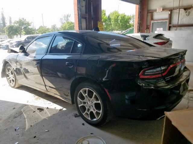 2C3CDXJG5HH526318 - 2017 DODGE CHARGER SX BLACK photo 3