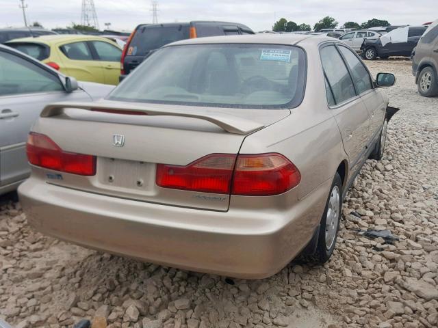 1HGCG5642YA071353 - 2000 HONDA ACCORD LX GOLD photo 4