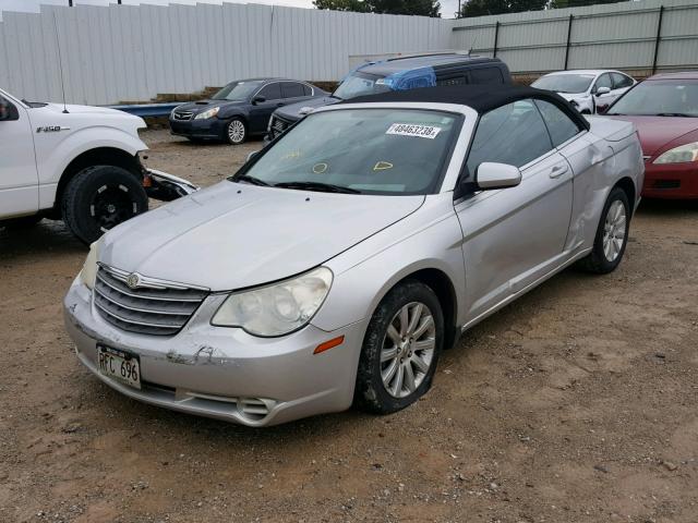 1C3BC5ED1AN181448 - 2010 CHRYSLER SEBRING TO SILVER photo 2