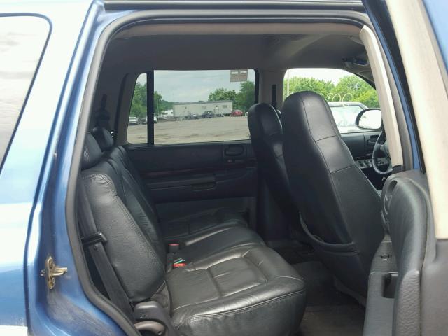 1B4HS58N22F101578 - 2002 DODGE DURANGO SL BLUE photo 6