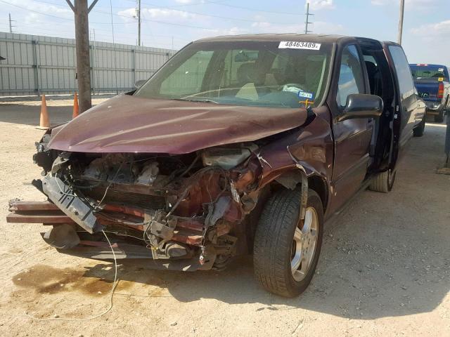 1GNDV23117D215075 - 2007 CHEVROLET UPLANDER L MAROON photo 2