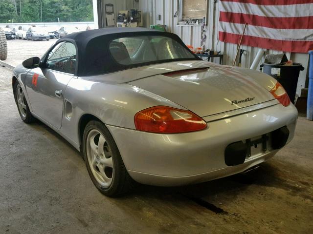 WP0CA2983VS620884 - 1997 PORSCHE BOXSTER SILVER photo 3