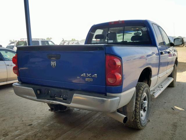 3D3MX38A97G848418 - 2007 DODGE RAM 3500 S BLUE photo 4