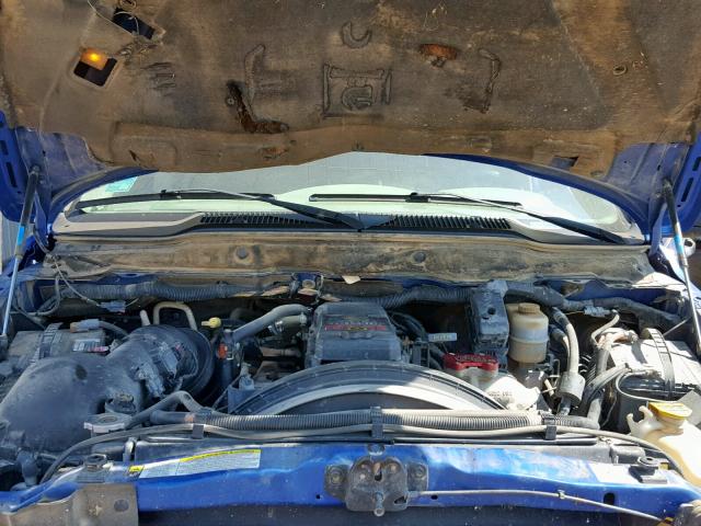 3D3MX38A97G848418 - 2007 DODGE RAM 3500 S BLUE photo 7