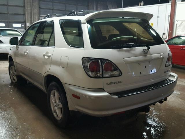 JTJHF10UX10184257 - 2001 LEXUS RX 300 WHITE photo 3