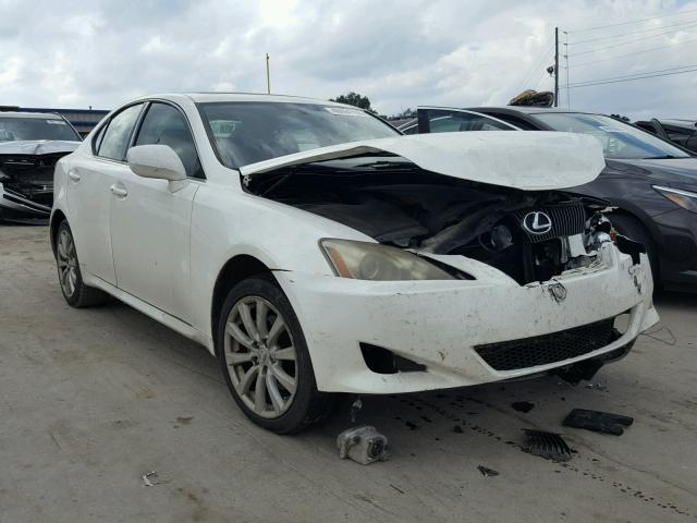 JTHCK262862005812 - 2006 LEXUS IS 250 WHITE photo 1