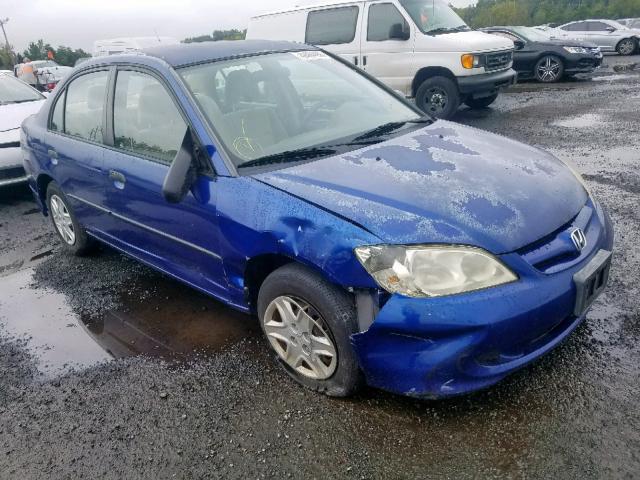 2HGES16314H590641 - 2004 HONDA CIVIC DX V BLUE photo 1