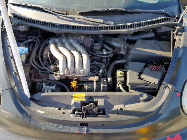 3VWBB61C6WM049415 - 1998 VOLKSWAGEN NEW BEETLE შავი ფოტო 7