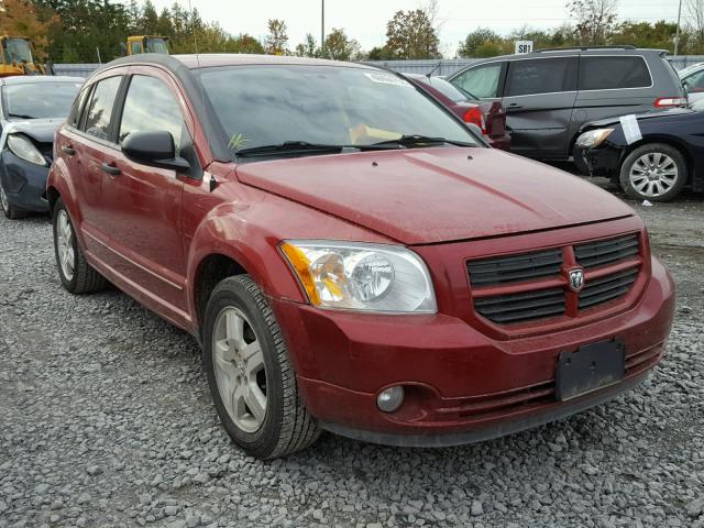 1B3HB48B97D506344 - 2007 DODGE CALIBER SX RED photo 1