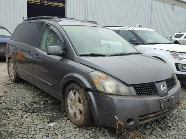 5N1BV28U94N322427 - 2004 NISSAN QUEST S GRAY photo 1