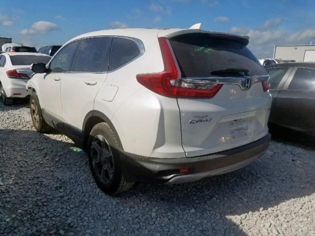 2HKRW2H81JH648253 - 2018 HONDA CR-V EXL WHITE photo 3