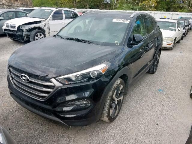 KM8J33A29GU161510 - 2016 HYUNDAI TUCSON LIM BLACK photo 2