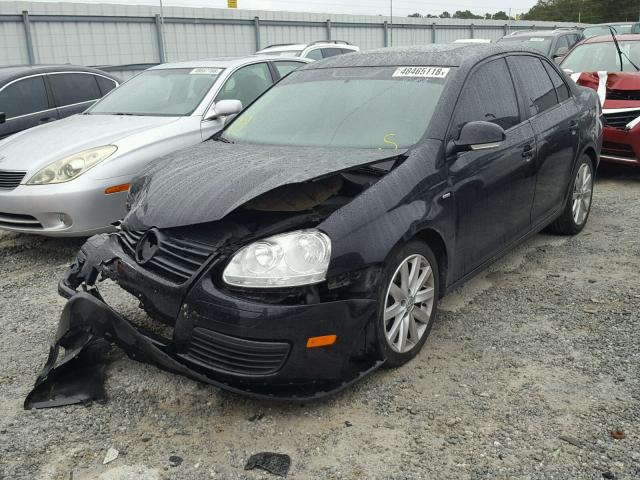 3VWRA7AJ3AM106104 - 2010 VOLKSWAGEN JETTA WOLF BLACK photo 2